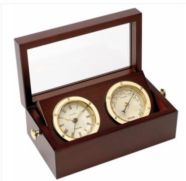 Brass clocks and Barometers